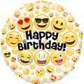 Oaktree Foil 46cm (18") Emoji Happy Birthday