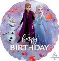 Anagram Licensed Foil 45cm (18") Frozen 2 Happy Birthday