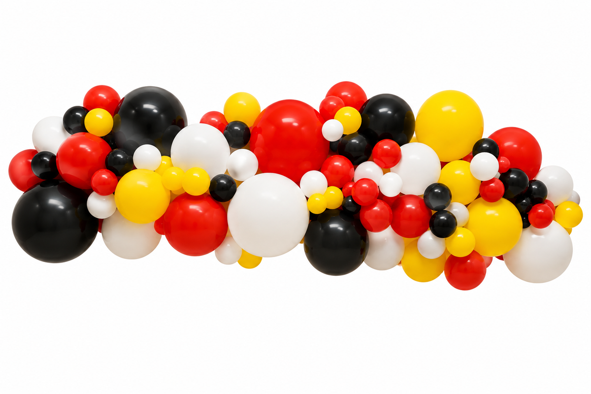Mickey Mouse Inspired Organic Balloon Garland | Sydney