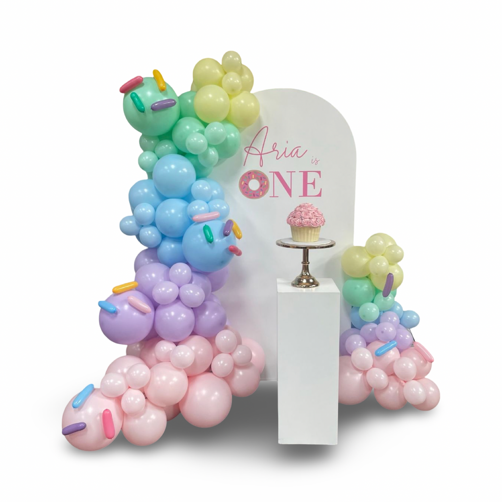Pastel Candy Backdrop & Balloon Styling Package | Sydney