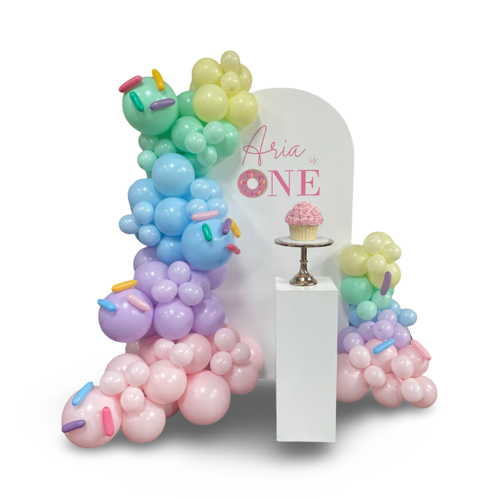 Pastel Candy Backdrop & Balloon Styling Package | Sydney