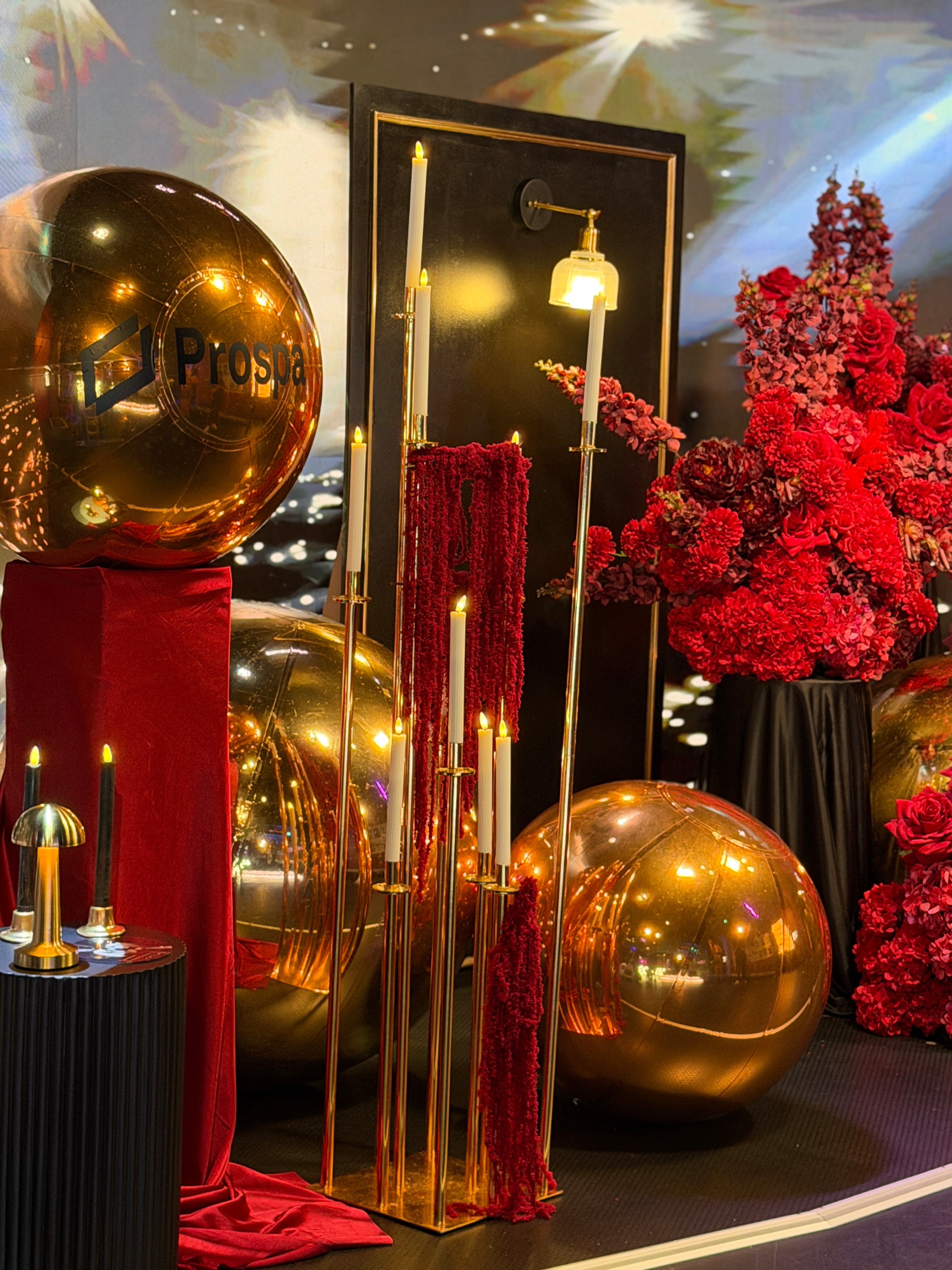 Gold Giant Inflatable Mirror Sphere Hire Sydney