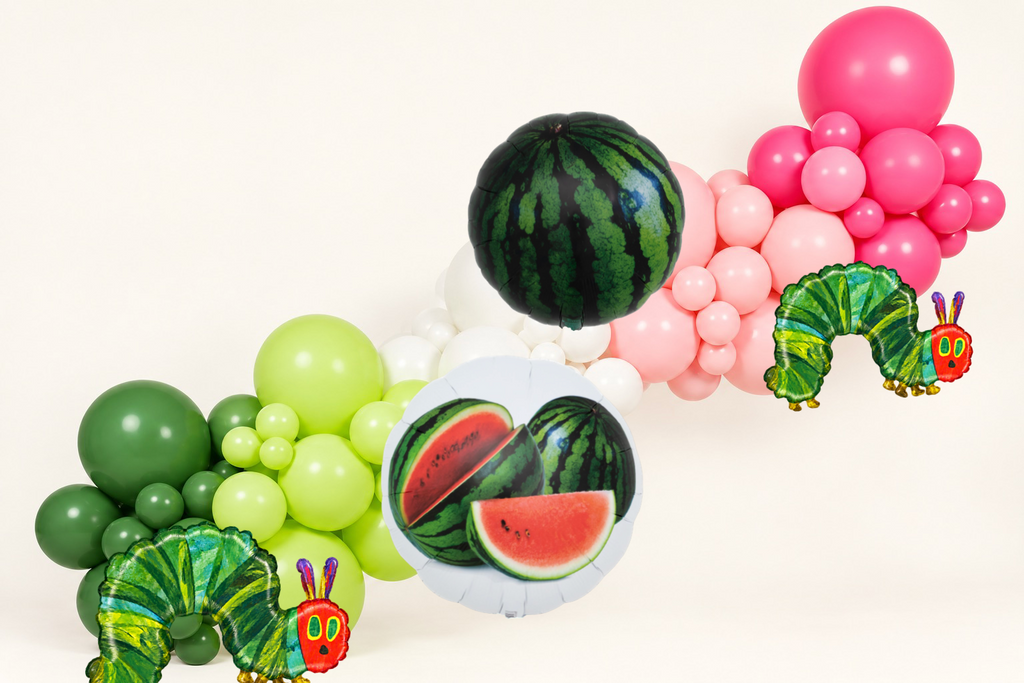 Grab & Go Balloon Garland – Watermelon | Organic Balloon Garland Sydney