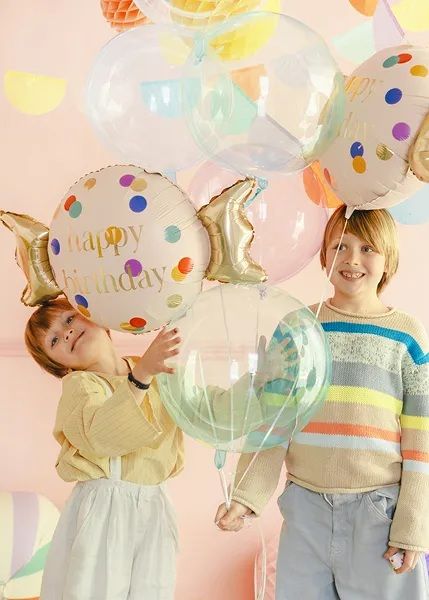 Party Deco Foil Shape Candy Happy Birthday (61cm x 37cm)