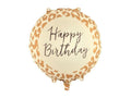 Party Deco Foil 35cm (14") Happy Birthday Leopard Print