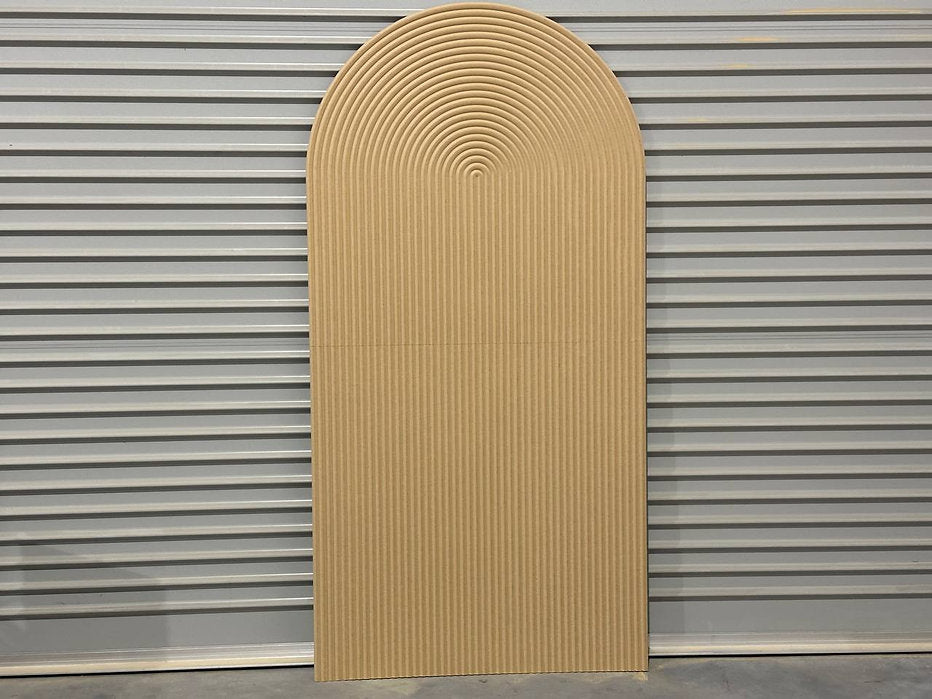 Ripple Arch Backdrop Hire Sydney | Foldable Ribbed Arch 190cm