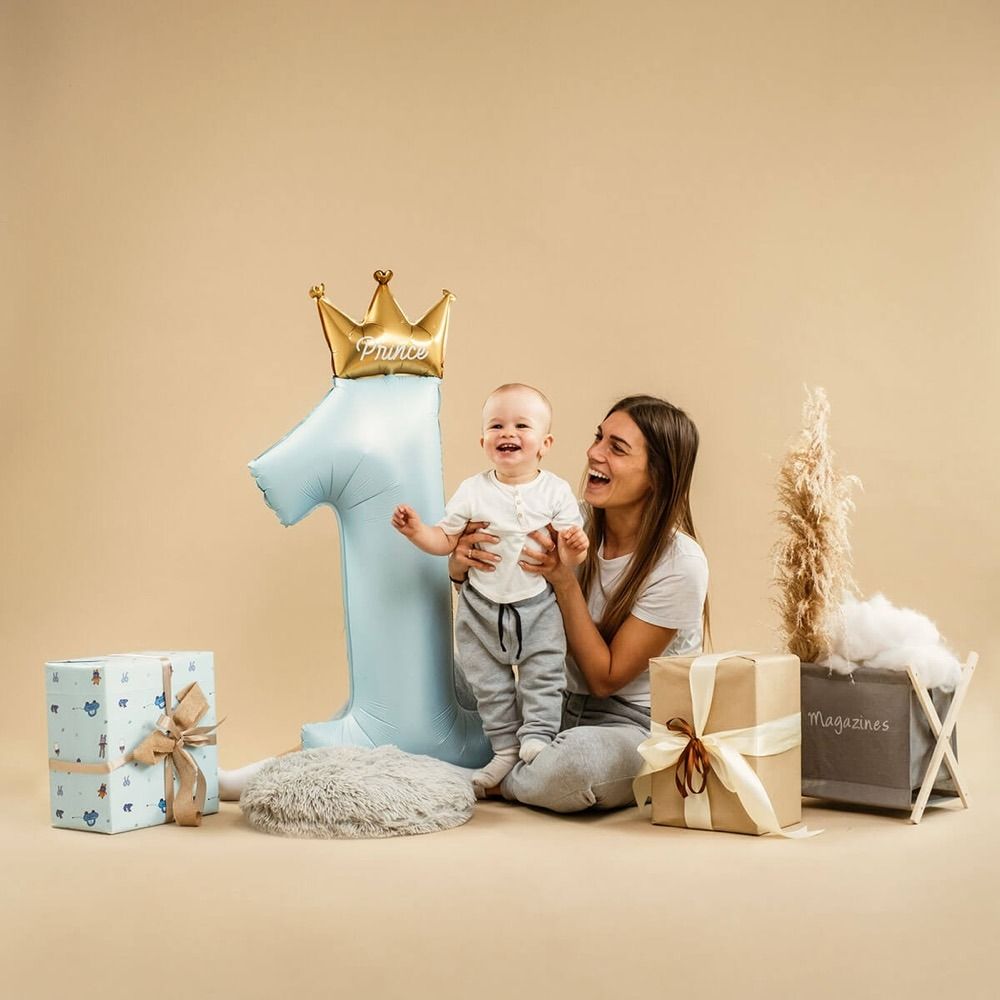 Grabo Foil Shape 102cm (40") My First Birthday Prince Shape