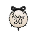 Party Deco Foil Round 45cm (18") Happy 30th