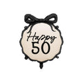 Party Deco Foil Round 45cm (18") Happy 50th