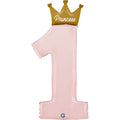 Grabo Foil Shape 102cm (40") My First Birthday Princess Shape