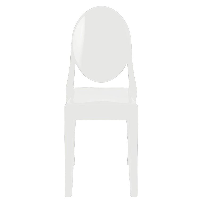 White Acrylic Louis Chair Hire Sydney