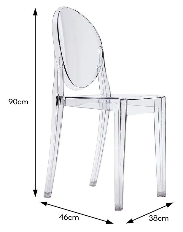 Ghost Clear Acrylic Louis Chair Hire Sydney