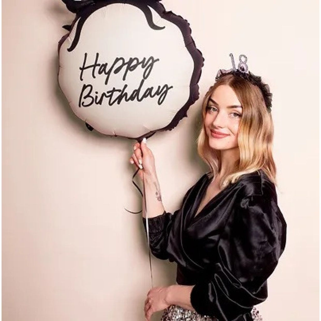 Party Deco Foil Happy Birthday (48cm x 45cm)